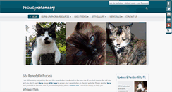 Desktop Screenshot of felinelymphoma.org